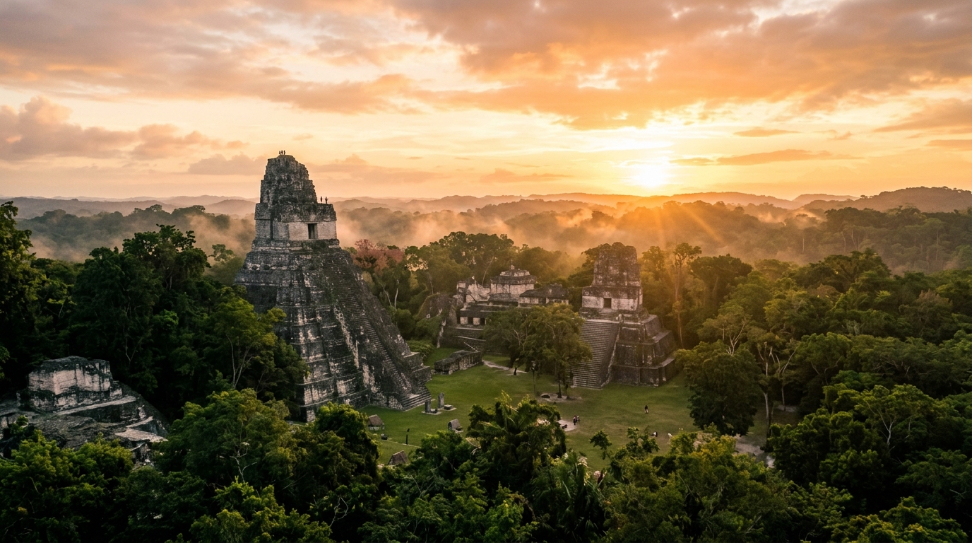 Tikal al atardecer